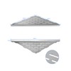 euroharry 1 Piece Corner Shelf Shower Shelf 304 Stainless Steel