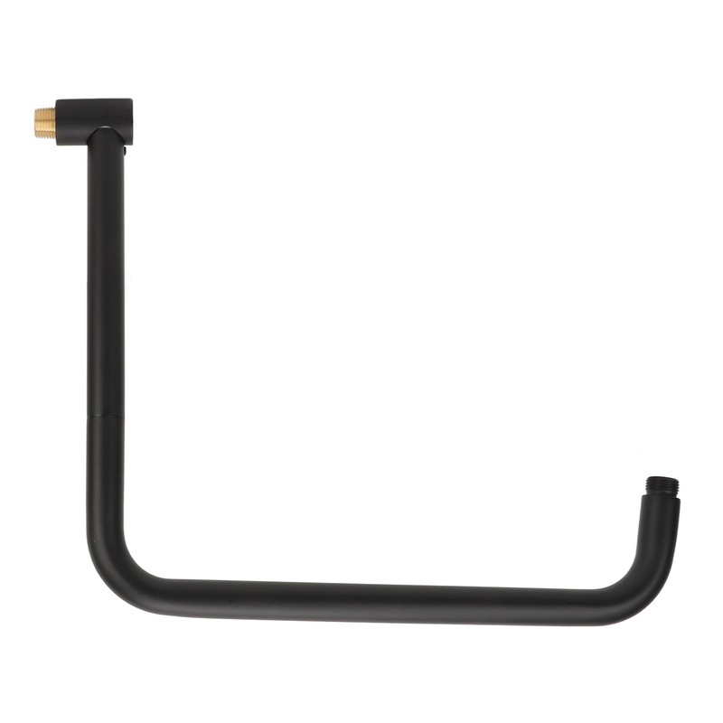 Shower Head Extension with Flange S Shape Shower Arm Wall