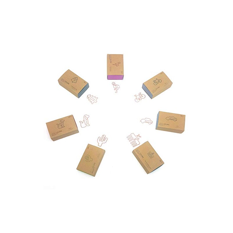 DESIGNMANUFAKTUR BERLIN GOLDCLIPS Cute Decorative Clips Paper Clips Bookmark Paper