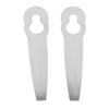 10 Pcs Lawn Mower Metal Blade Replacement Mowing Blade for