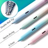 Archic Silent-Press Retractable Ballpoint Black Gel Ink Pens 0.5mm Gradient