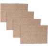 Heavenera Set 4 Manteles Individuales Platos Mesa Tejido Tela 48x33cm
