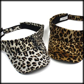 White Fang CZ296 Visor, Leopard Pattern, Sun Visor, Golf, Running, Sunshade, Summer, Stylish, Women's, Men's,, coffee
