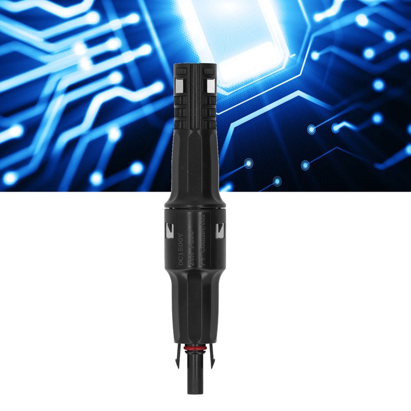 PV Fuse Connector 1500V Waterproof PPO Copper Tin Plating Male