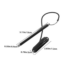 Operitacx 2 Stück Navigations Stift für Touchscreens Hochpräziser Kapazitiver Stylus mit Verlust Mechanismus Geeignet für Smartphones Tablets Interaktive Whiteboards und Digitale Lehrtafeln