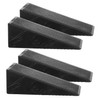 KOMBIUDA 4pcs Non Slip Wheel Chocks for Trailers Durable Rubber