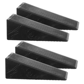 KOMBIUDA 4pcs Non Slip Wheel Chocks for Trailers Durable Rubber Car Stopper Blocks Heavy Duty Skid Pads for Trucks Campers Rvs Enhanced Grip for Safe Parking