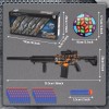 Monbelle Pistola Juguete Eléctrica Compatible Nerf Con 3 Modos,niño