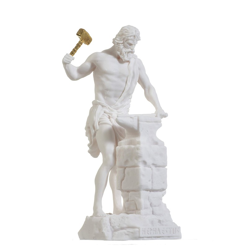 BeautifulGreekStatues Hephaestus God of fire, metalworking and the art of