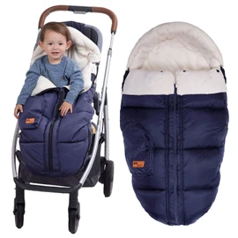 KZ Dotnz Universal Stroller Footmuff with Adjustable Zips, Soft Hood, Waterproof Warm Baby Stroller Bunting Bag