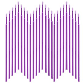 600PCS Disposable Micro Applicators Brush for Eyelash and Make up Brushes and Personal Care Microswabs Pink (Head Diameter: 2.0mm)