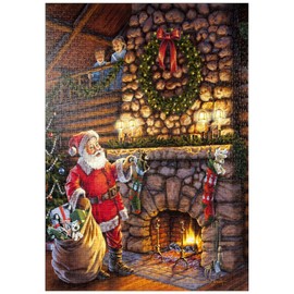 MyPuzzle "Der Weihnachtsmann ist da!" Premium 1000 Piece Jigsaw Puzzle - MyPuzzle Special Collection by Puzzle Galaxy