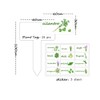 Generic Plant Label Signs Waterproof Reusable Plant Stake Tags with