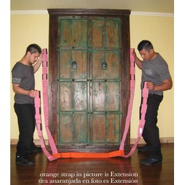 Forearm Forklift EXT Extension, Requires Straps or Harness, Use to Lift Furniture, Appliances, or Item up to 800 lbs. Safe and Easy Like a Pro, 1, Orange, 3 Foot