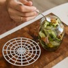 Gatuida 5-Piece Fermentation Set with Vegetable Press Frame, Multifunctional Preserving