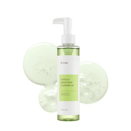 IUNIK Centella Green Fresh - Aceite limpiador suave de Centella Asiatica para control de poros y sebo, maquillaje y eliminación de protector solar, cuidado de la piel coreano, 6.7 fl oz