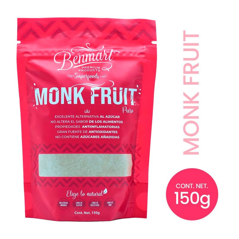 Monk Fruit Puro 100% Benmart 150g - Endulzante Natural sin