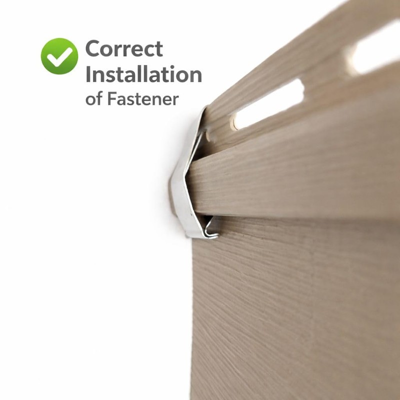 LOOSE SIDING FASTENERS Help Secure Loose Vinyl siding that Will