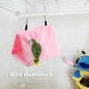 Peony Parrot Hammock Bird Nest Warm Soft Plush Hammock Hanging