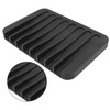 Coufce Self Draining Soap Holder Premium Silicone Soap Dish for