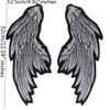 PaEmbro Angel Wing Patches Embroidered Fabric Patches Iron On Patch