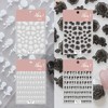 Flower Nail Art Sticker Decals 3D Self-Adhesive Nail Design Fashion