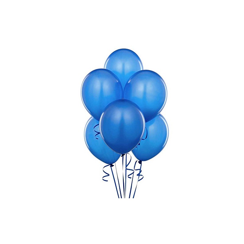 25pcs Plain 12" Dark Blue Helium Quality Latex Balloons Birthday