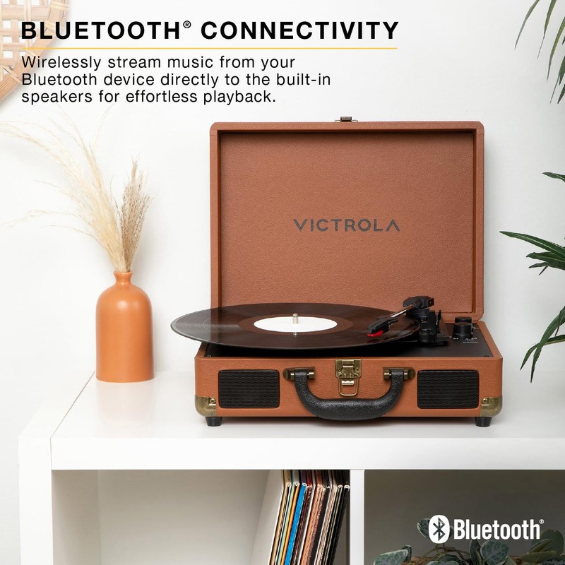 Victrola Journey II (2025 Model) – Bluetooth Suitcase Record Player