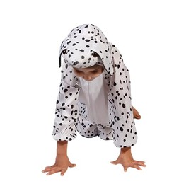Kids Animal Costume for Boys Girls Unisex Fancy Dress Party Outfit Cosplay (XL (for Kids 120 CM - 140 CM Tall), Spotty Dog)