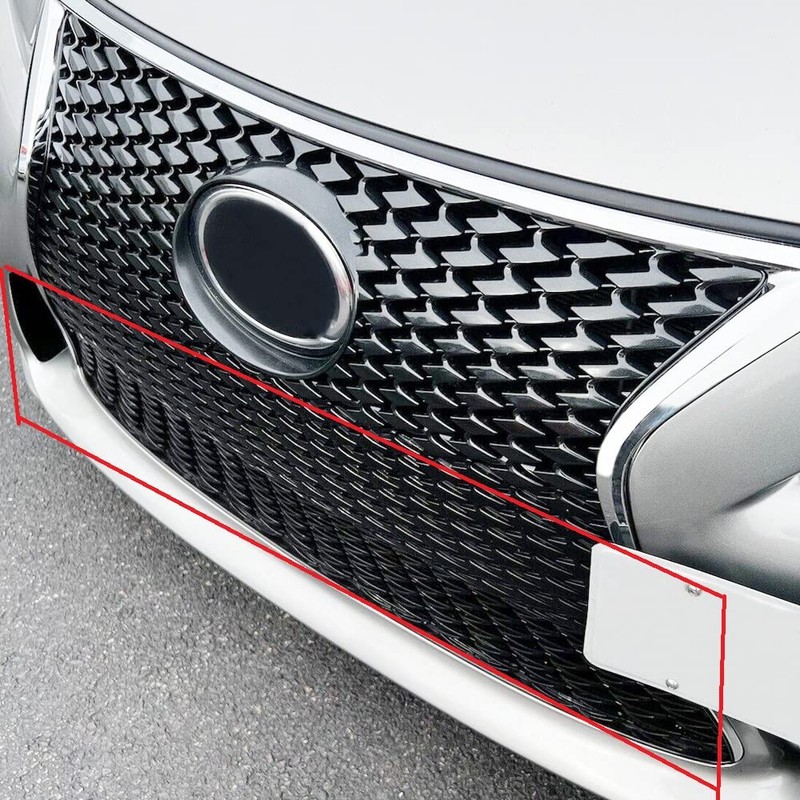 ECOTRIC Front Lower Bumper Grille Grill Compatible with 2014-2016 Lexus