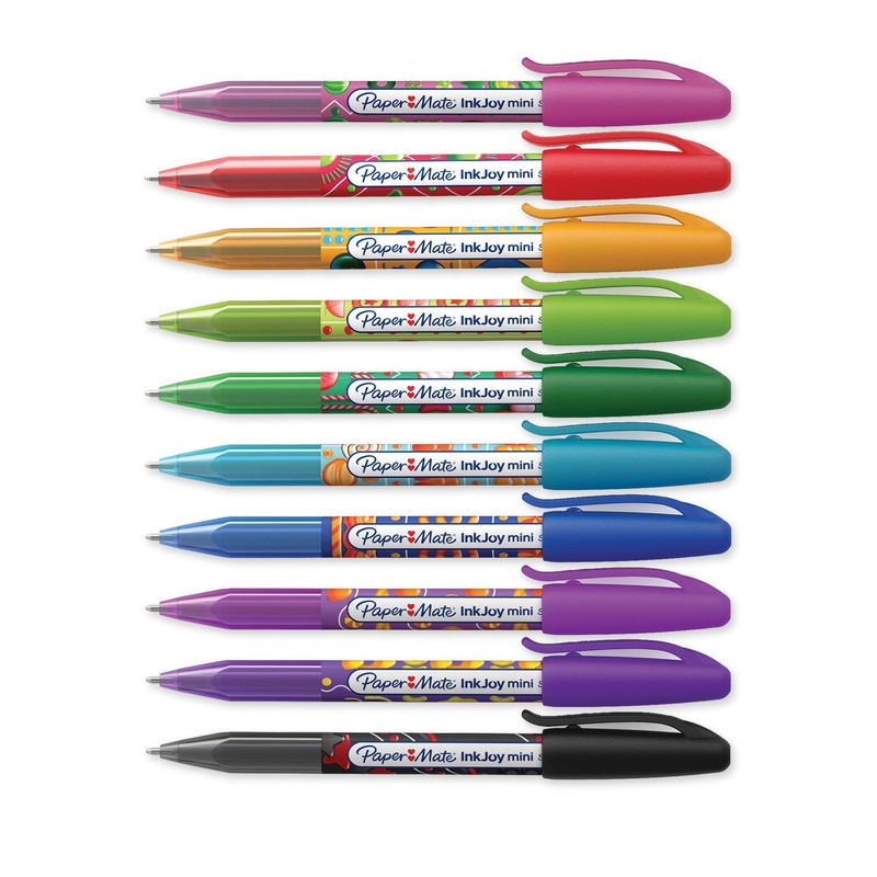 Paper Mate InkJoy Mini Ballpoint Pens | Retractable Medium Point