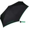Benetton pocket umbrella - ultra mini, flat, solid, black