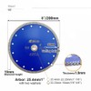SHDIATOOL Diamond Saw Blade 8 Inch Cutting Disc Porcelain Tile