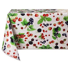 Vinylla Summer Fruit Easy Wipe Clean Vinyl Tablecloth