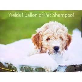 Minksheen Dog Grooming Shampoo and Conditioner, Concentrated 16 oz, Makes up to one Gallon Ready to use Shampoo, Natural Itch Relief for Pets, PH Balanced, Works Like a Cedar Bed, Made in USA