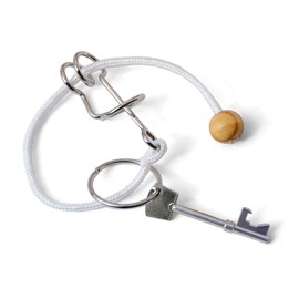 Logica Spiele Art Key of Rome Metal Puzzle - Difficulty 4/6 Extreme - Cast Puzzle - Travel Series