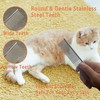 POSAPET Cat Grooming Brush Kit 6 Tools - Deshedding &