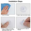 uxcell 12pcs Suction Cup Hooks 1 Inch Diameter Wall Hooks
