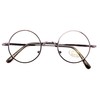 Casual Fashion Small Round Circle Clear Lens Eyeglasses Thin Frame