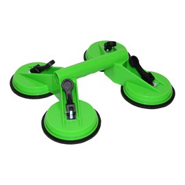 Grip 4 Head Suction Cup Dent Puller & Glass Holder - Easily Pops Dented Hoods, Door Panels, Fenders Into Place - Lift/Move Glass, Mirror, Windshield - Lightweight Strong Abs Plastic