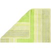 Cawö Striped Cashmere Washing Mitt 16 x 22 cm, Terrycloth, kiwi, 16x22