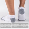 Heatuff 7 Pairs Mens Cushioned Ankle Socks Low Cut Athletic
