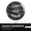 SLIMI Start Stop Button Sticker, Push Start Stop Button Sticker,