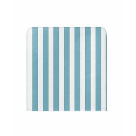 Wowouhiya Aqua Striped Chair Covers Set of 4 for Dining Room, Blue White Stripes Chair Back Cover, Modern Farmhouse Removable Kitchen Chair Slipcovers Seat Protector for Party Banquet Decorations