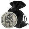 LUNEXUS Christopher Car Magnet Diameter 2.3 cm - Saint Christopher