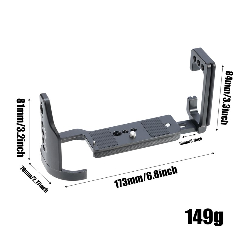 Hersmay Quick Release Plate R5II L Angle L-Bracket Plate for