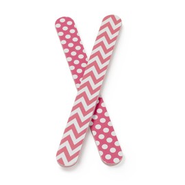 Manicare Nagelfeilen, gepolstert, 2er-Pack, zum Formen von natürlichen und künstlichen Nägeln, beidseitig mittlere Körnung, stark und robust, für zuhause, Salon, professionelle Maniküre oder Pediküre