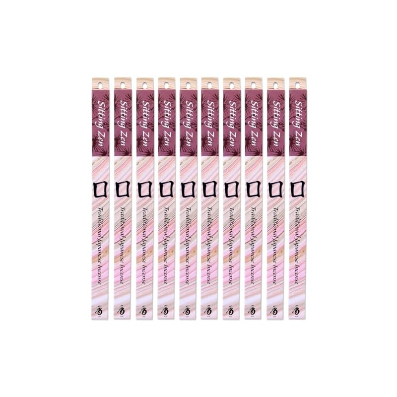 Shoyeido Sitting Zen Incense - 1 Pack of 10 Bundles,
