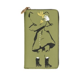 Moomin Men's Long Wallet, Genuine Leather, Large Capacity, Coin Purse, Zip Around Thin, Women's, Long Wallet, Thin, Mini Wallet, Popular, Small Wallet, Business, Father's Day