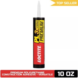 Loctite PL Premium Polyurethane Construction Adhesive 10 oz - Wood Concrete Meta